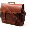 leather messenger bag laptop case office briefcase gift for men computer distressed shoulder bag