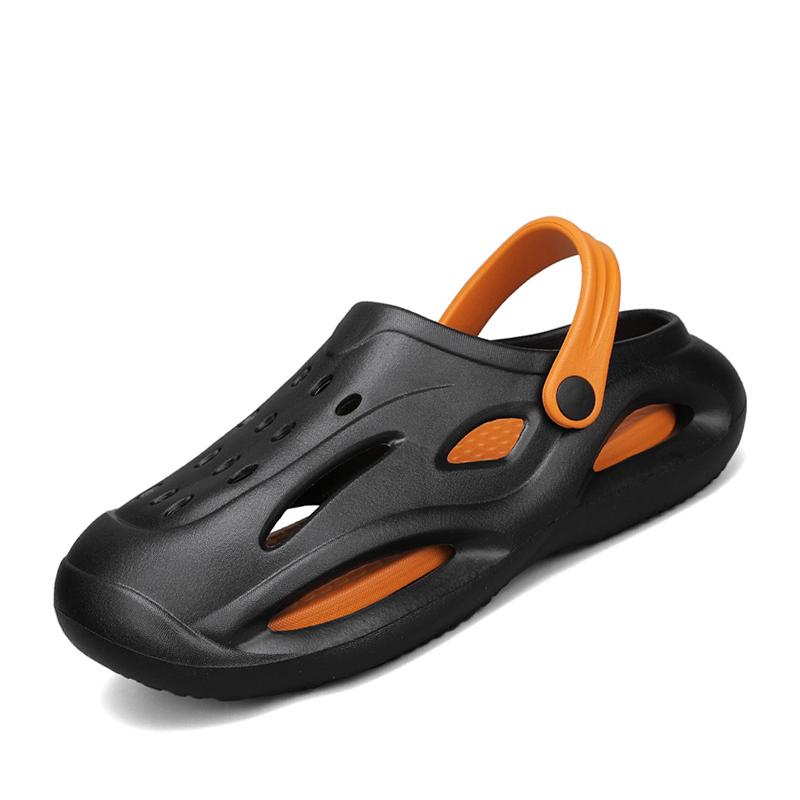 Fashion Men's Flat Summer Beach Casual Sandals Non-slip Bathroom Slippers Soft Sandals Lightweight Comfortable Flip-flops Men's Shoes