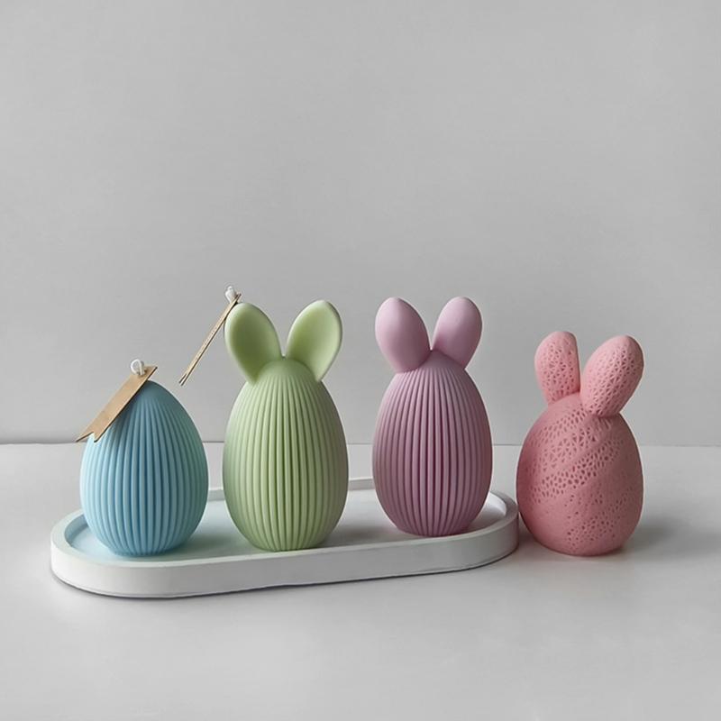 Unique Easter Decorations and Treats Mold Creative Easter Eggs Ornaments Mold Resin Mould for Home Decors Project