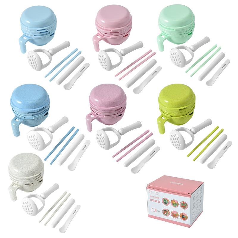 Baby supplementary food grinding bowl baby manual grinder children's fruit cooking supplementary food tool set