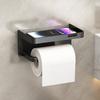 No Punching Tissue Holder, Toilet Drawer Type Roll Box, Wall-mounted Bathroom Mobile Phone Holder, Plastic Material.