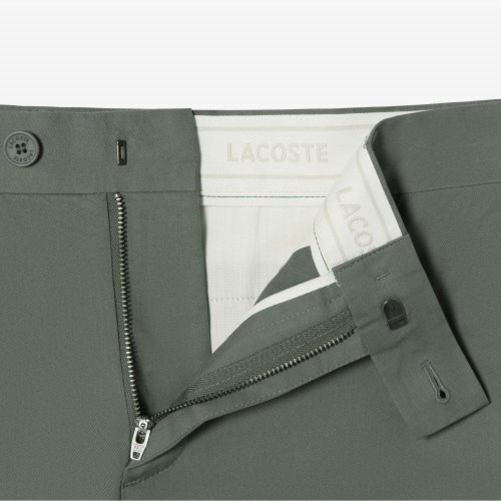 LACOSTE Men s Basic Tapered Chino Pants [Khaki]
