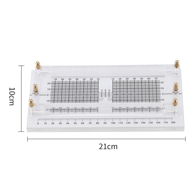 Compact Eyeglasses Parallelism Measuring Tool Frame Parallel Measuring Instrument ABS Material Pupil Distance/Height