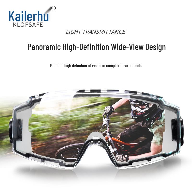 Kailleh KE003 Anti-Splash Impact-Resistant Protective Glasses for Lab, Cycling, and Dust Resistance.