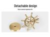  Ornement Spinner Roue de Navire en Laiton Rotatif - Décoration de Bureau en Métal & Cadeau