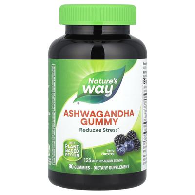 Ashwagandha Gummies, Berry, 125mg, 90 Gummies