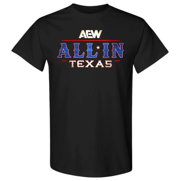 AEW ALL IN Texas Logo T-Shirt Fan Gift S-5XL Unisex T-Shirt S