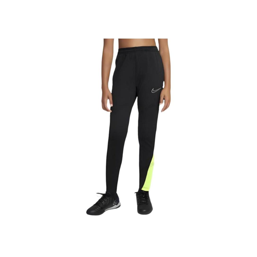 

Nike Therma-FIT Academy Knit Sports Pants Fashion Soft Casual Kids Pants Black Fluorescent FJ6182-013 L