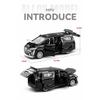 1/32 Toyota Vellfire MPV Alloy Car Model Sound and Light Pull Back Children's Toy Collectibles Birthday Gift