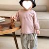 Baby Three-Piece Long Sleeve Crew Neck Tee Set – Spring Collection