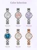 OLEVS Quartz Stainless Purple Women's Watch, Cute, Lightweight, Steel, Waterproof, Luminous, Gift,