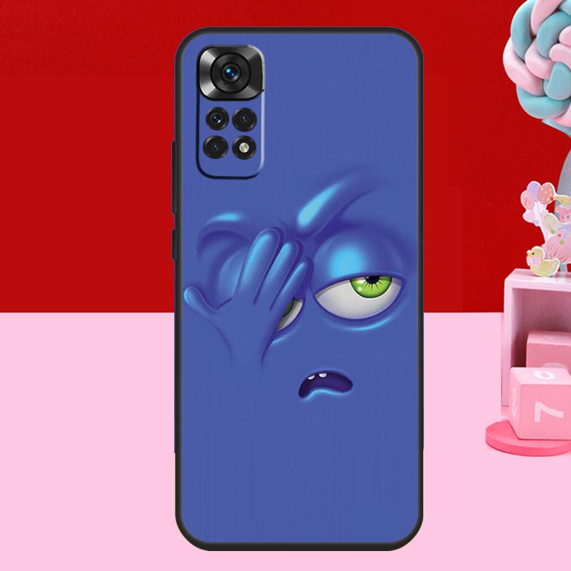 3D Funny Face Cute Case For Xiaomi Redmi Note 14 13 12 11 10 15 Pro Plus Redmi 15 C 13C 10C 12C 14C Soft Cover