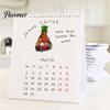 Retro Wandkalender 2027 Grappige Kalender, Grote Raster Maandelijkse Planner, Humor Dagelijkse Kantoorplanner Bureau Decoratie voor Thuis Kantoor, Creatieve Papierkunst