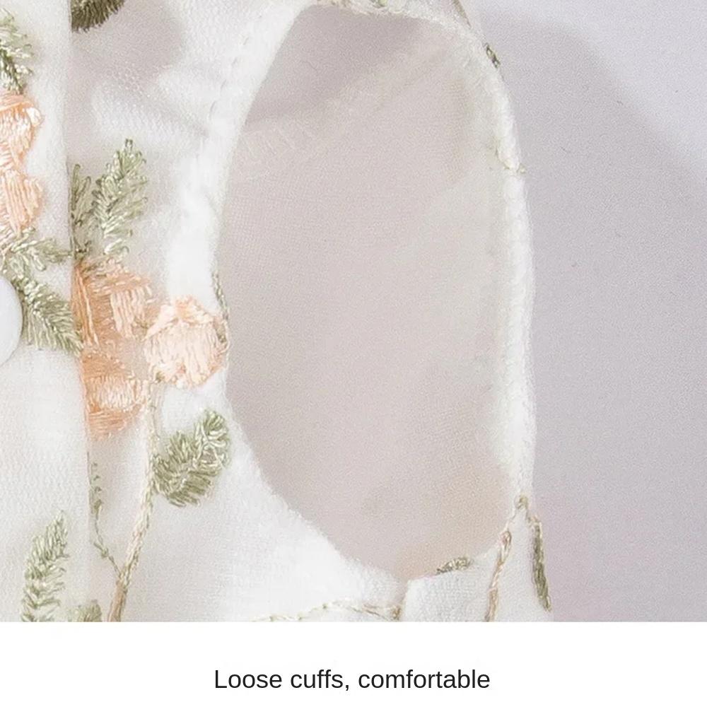 Breathable Floral Dog Lace Dress Embroiderd Summer Pet Clothes Cute Cat Mesh Apparel  Summer