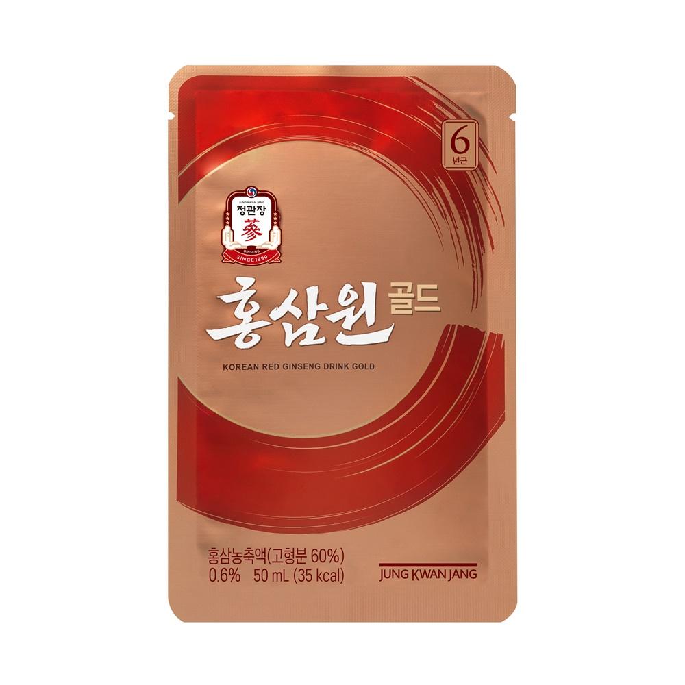 JUNG KWAN JANG Red Ginseng Won Gold 50ml X 20 Pouches - Daily Health, Korean