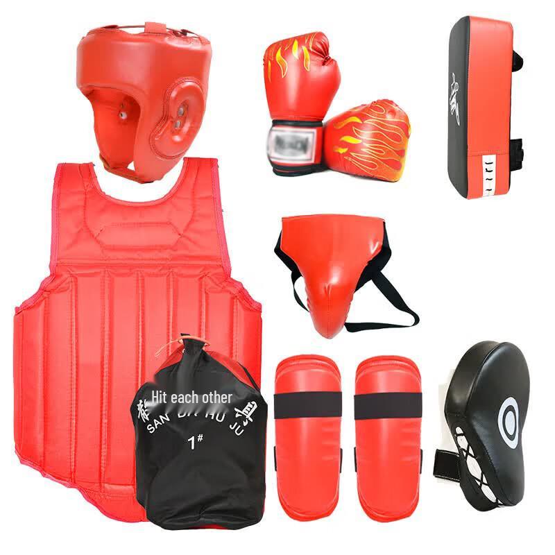 

Wuyan Sanda Combat Training 7-Piece Protective Gear Set One Size