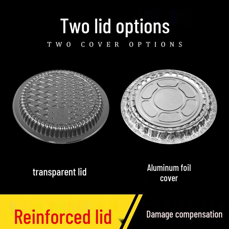 Disposable Round Aluminum Foil Bowls for Takeaway