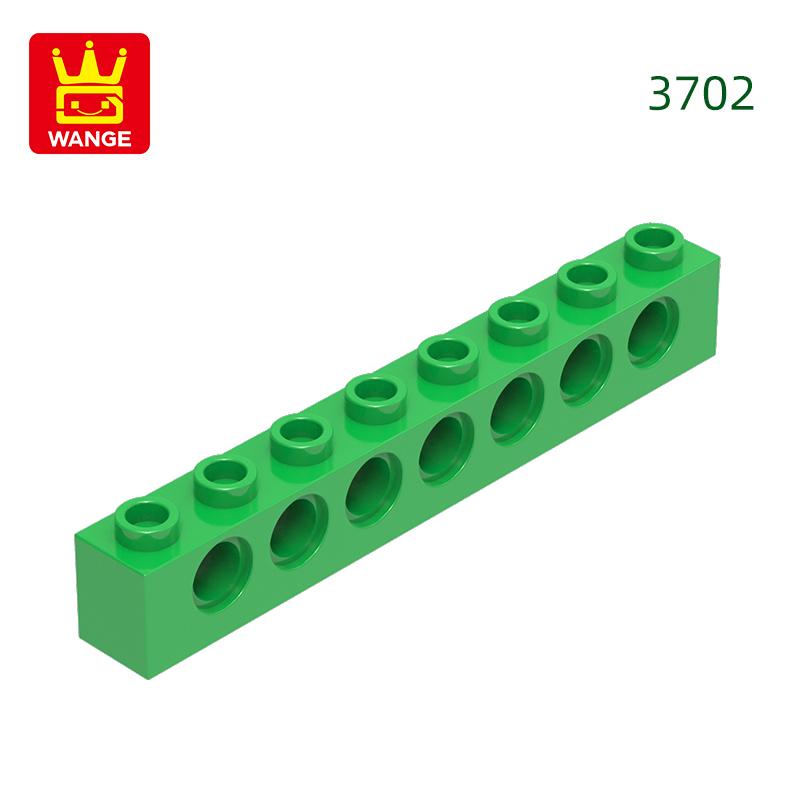 Non-Toxic 36Pcs/Lot 3702 1X8 Holes Thick Bulk Building Blocks Moc Accessories Compatible With Brick Toys Children Gift Box
