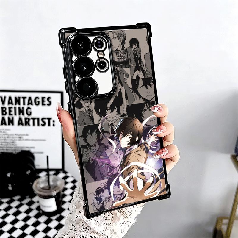 Bungo Stray Dogs Manga Plating Phone Case For Samsung Galaxy S24 S25 FE S26 Edge S23 Ultra S22 S21 Plus S20 Anti-Fall Airabag Co