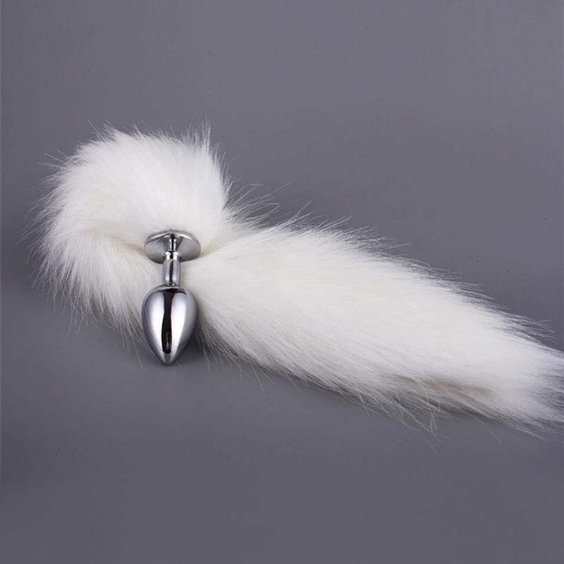 Sex Toys For Women 5Sizes Metal Butt Plug Fox Tail Intimates Accessorie Bdsm Anal Extender Dilator Erotic Games Goods For Adults