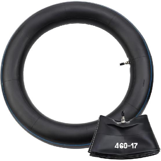 460-17 Inner Tube 130/80-17 Motorcycle Heavy Duty Tire Inner Tube For 130/70-17 140/70-17 140/80-17 KLR250 KL250 XL350R XT250, With TR4 Straight