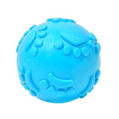 Bite Resistant Squeaky Paw Print Ball Dog Pet Chew Toy