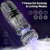 Automatic Thrusting Rotating Male Masturbator Licking Stroker Sucking Blowjob 100% Waterproof Pennis Pump Adult Sex Toys For Men