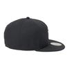 New Era 59FIFTY Series Brand Logo Design Polyester Fiber Baseball Cap Men and Women Same Style Couple Model Black Asian Version 7 3/4