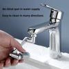 Stainless Steel Faucet with 1440° Rotation Splash-Proof Design Multi-Adapter Head Safe Drinking Water Includes Kitchen Bathroom