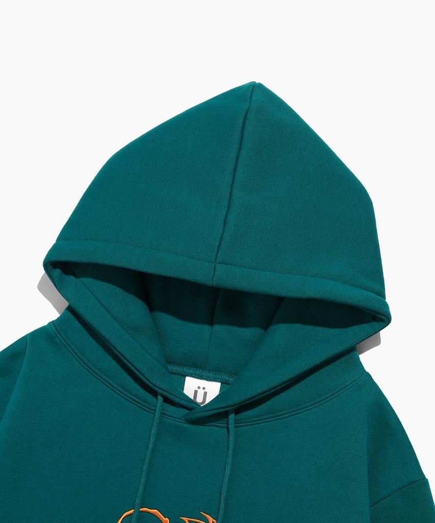 Thunder Bear Hoodie_Blue Green(Ik2Cfmm402A)