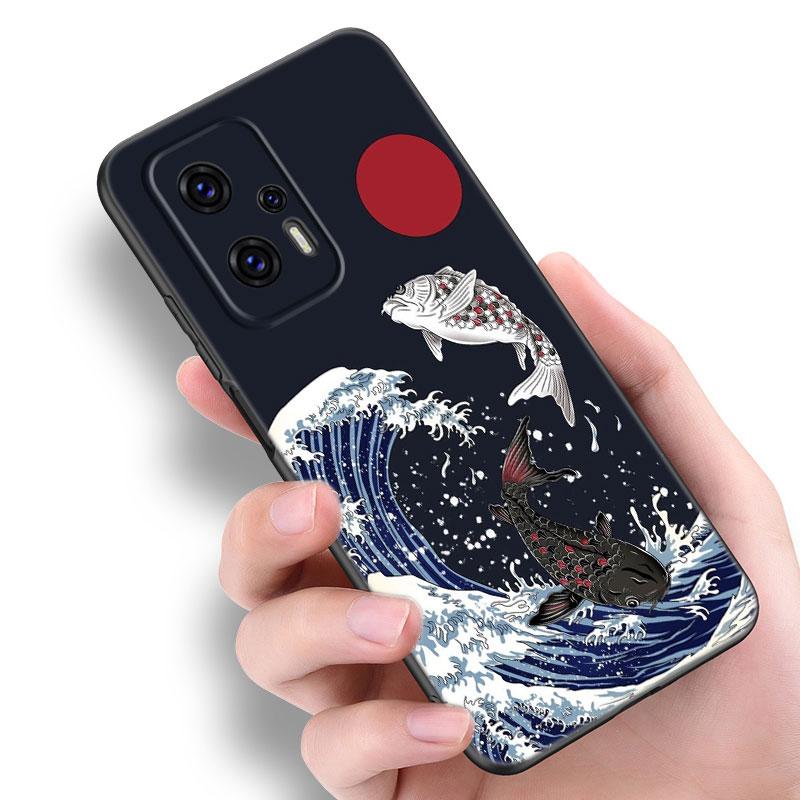 

Чехол для телефона Japan Wave Anime Dragon для Xiaomi POCO F2 F3 M2 M3 M4 X3 X4 Pro NFC F4 GT 5G F1 X2 C3 C31 C40 M5S, черный чехол из ТПУ Xiaomi POCOphone F1
