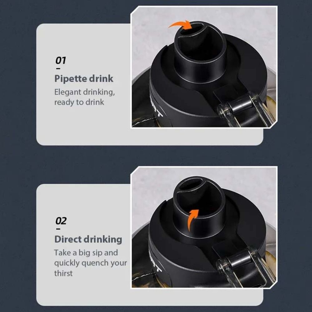 Sportovní láhev na vodu s velkým objemem a stupnicí, fitness pitný pohár, cestovní konvice na cyklistiku, do posilovny