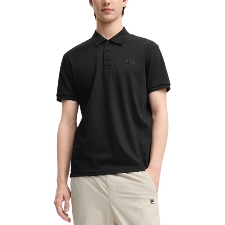 FILA x M.C.ESCHER Lifestyle Polo Shirt Men's Jet Black F11M538118F-BK