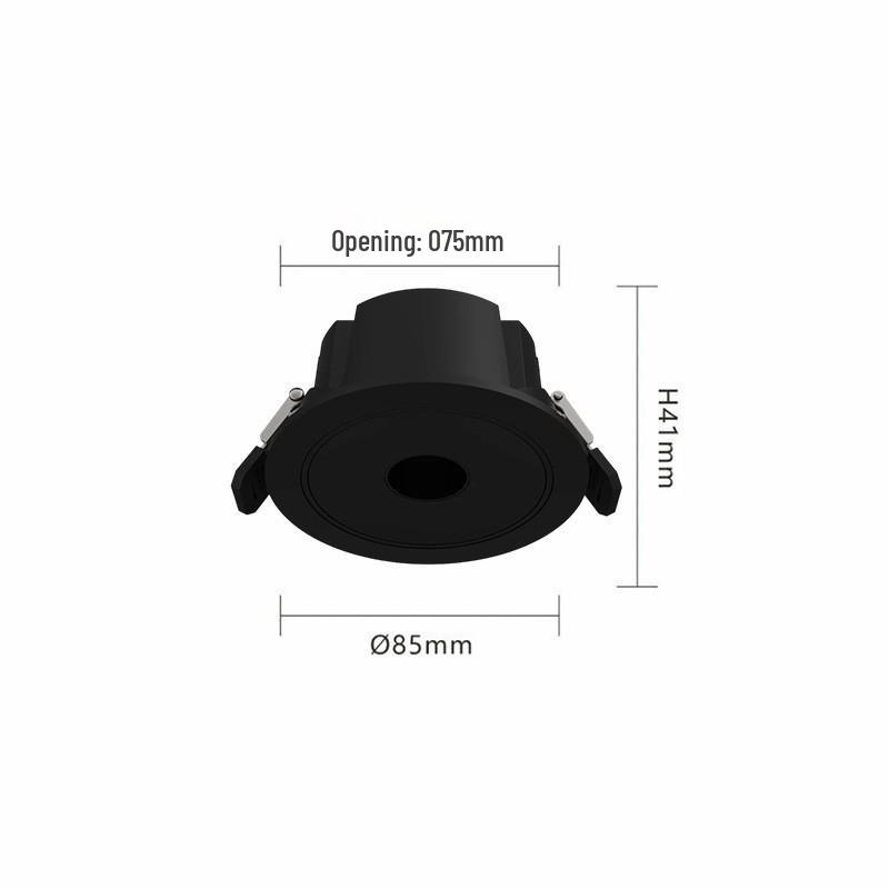 Recessed Spotlight Wall Washer for Hotel Clubhouse Display Cabinets