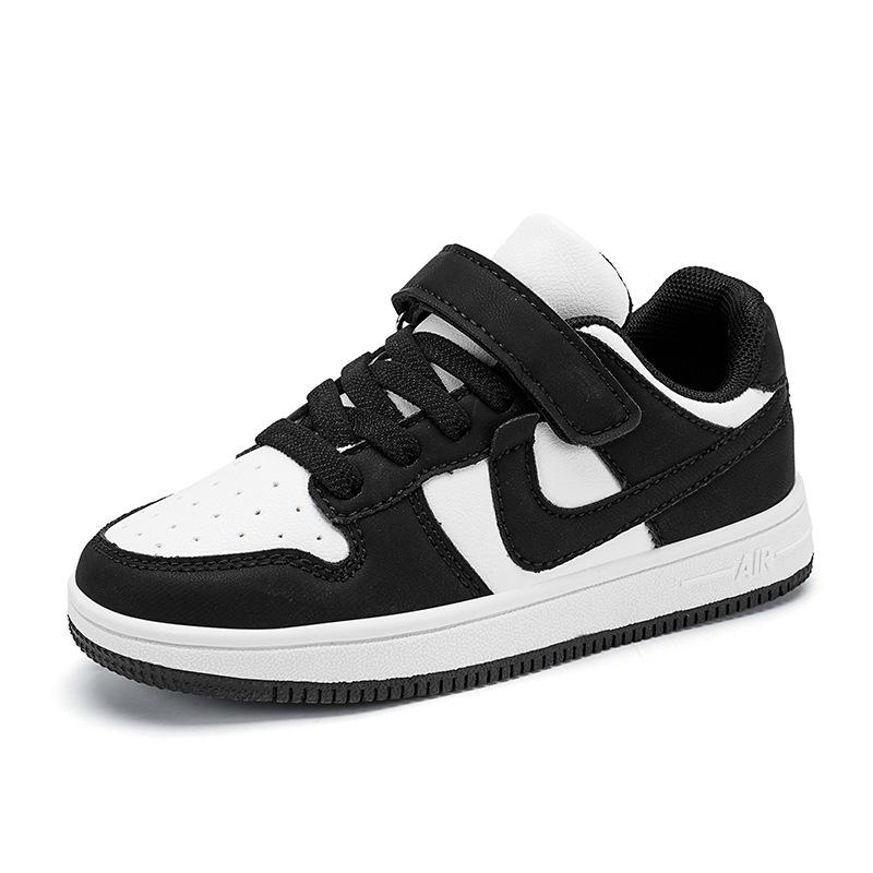 2025 Autumn Genuine Leather Skate Shoes - Breathable Casual Sports Shoes for Boys & Girls, Middle & Big Kids