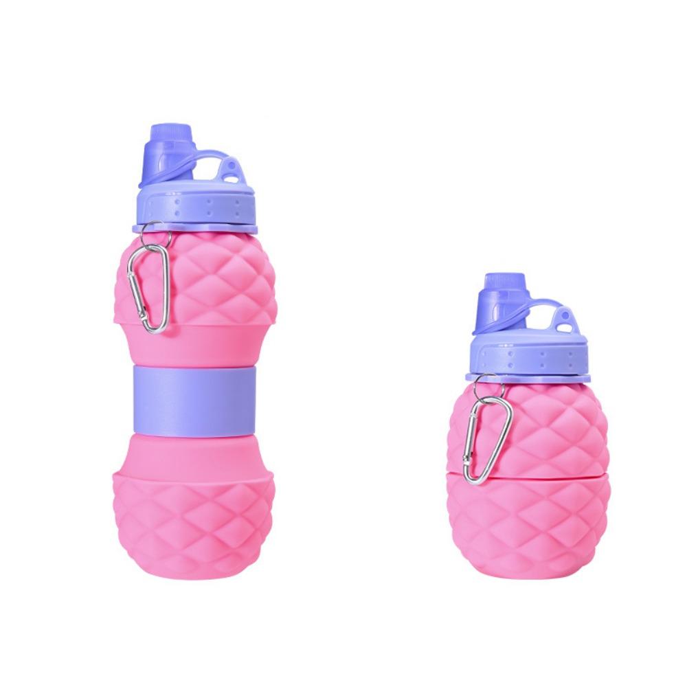 

Fruit Shape Pineapple Sport Bottle Foldable Collapsible Water Bottles Children