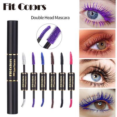 Fit Colors Two -headed Color Mascara Thick Curls and Waterproof, Not Blooming, Multi -white Scorching Mascara
