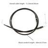 NIBBI Throttle Cable 180cm Universal Motorcycle Accelerator Gas Throttle Carburetor Choke Cable for GY6 Engine Scooter Pitbike