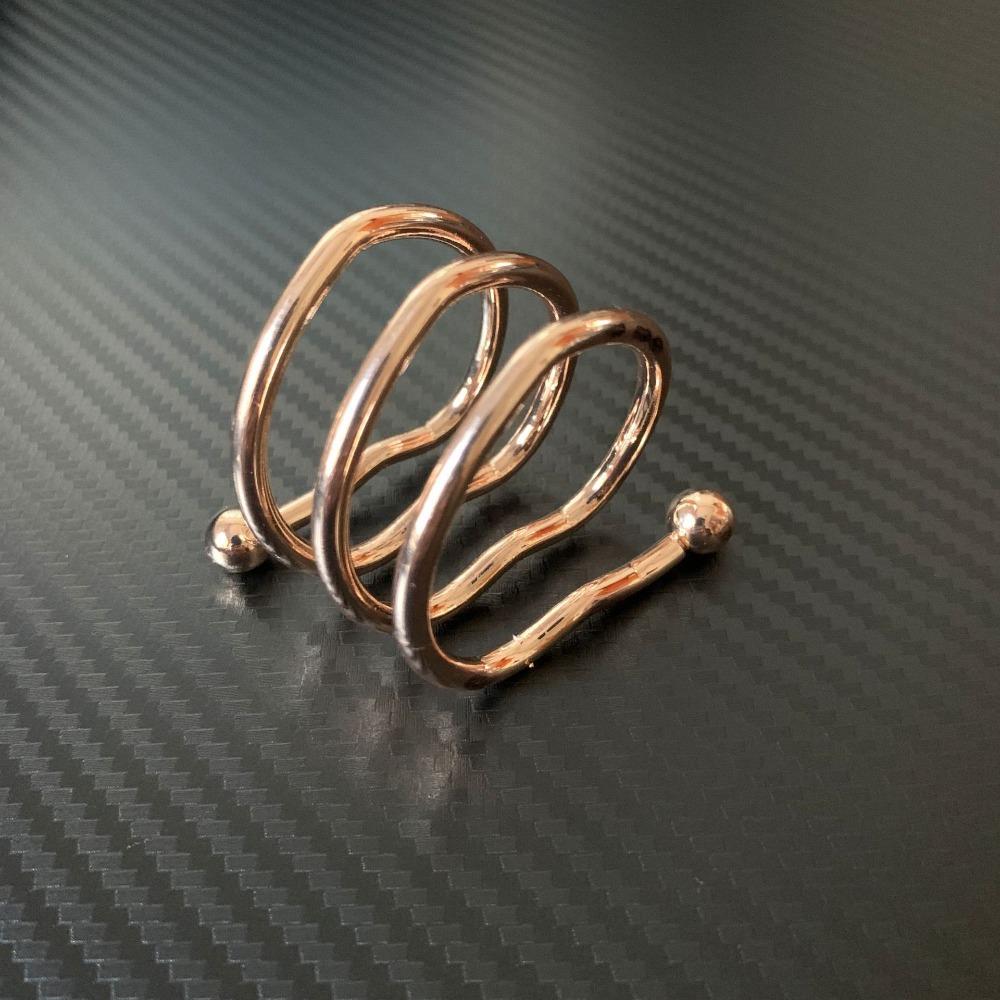 6 Pieces Gold/Silver Hotel Napkin Holder Electroplated Table Towel Holder  Banquet