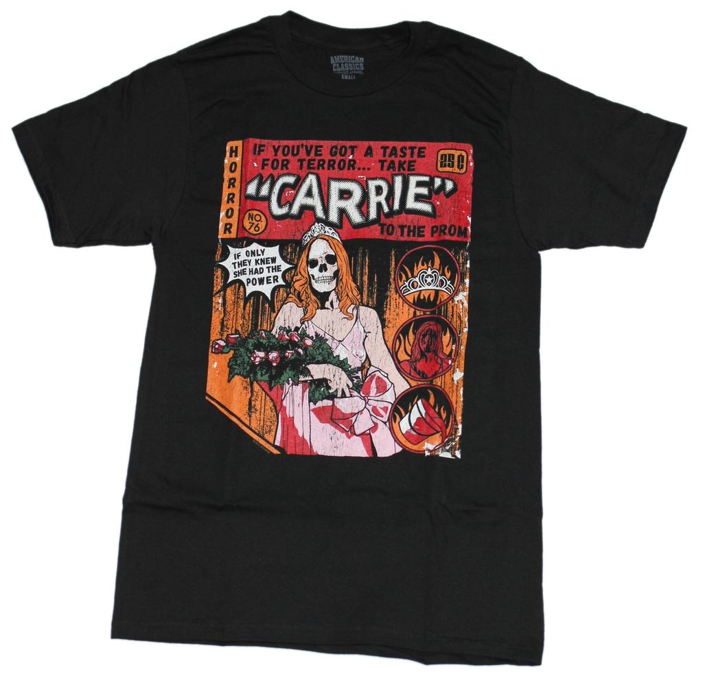 Carrie New Adult T-Shirt - PCH Comic Book Style Image