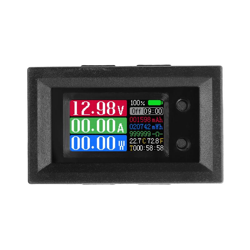 DC4-30V 10/50/100A 0.96-inch Color Screen Low Voltage Power Supply Voltage Current Power Multifunctional Measuring Instrument