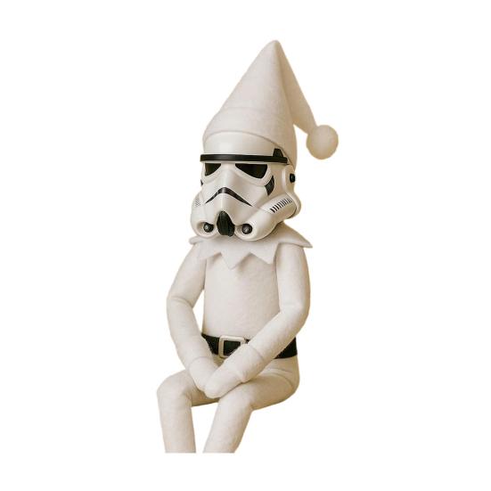 

Рождественское сидячее украшение в виде куклы штурмовика, коллекционная фигурка эльфа Снупи на полке, новинка, мягкая кукла, статуэтка, подарок для детей и взрослых