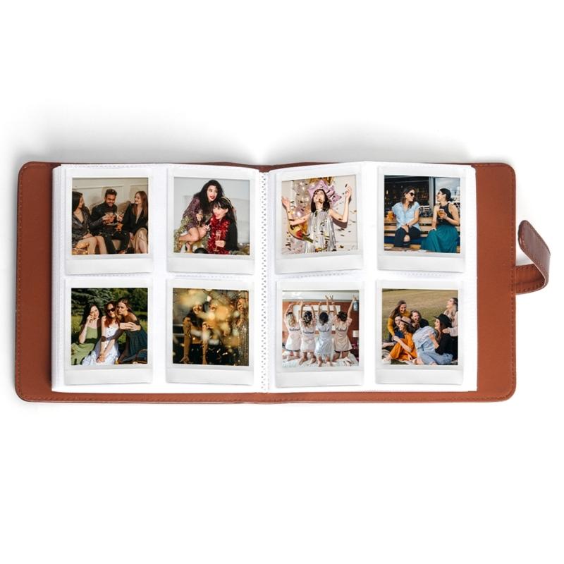 288 Pockets 3 Inch PU Leather Photo Album Mini Instant Picture Case Storage Organizer for Mini 11/9/8/8+ D23 20