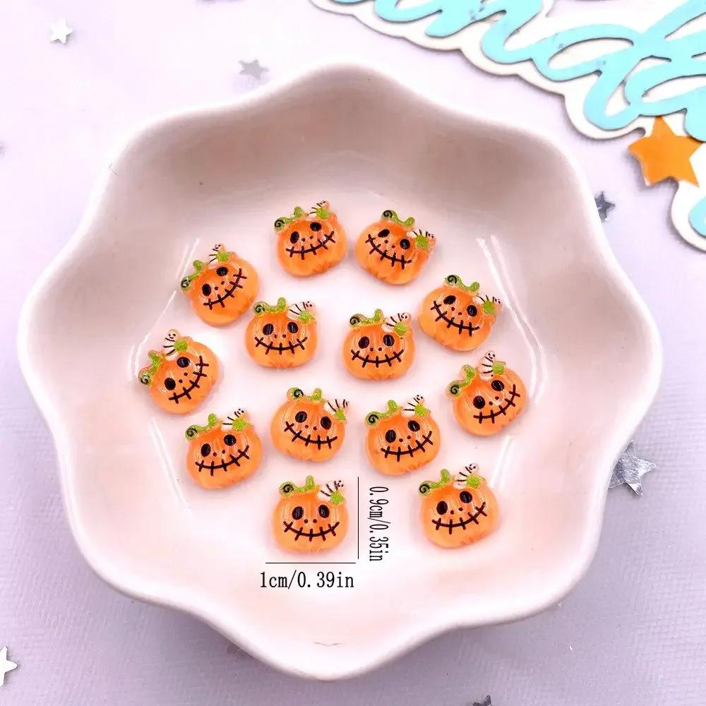 

50 шт. смоляных блесток, цветная юбка для девочки, кошачья голова, тыква, клоун, привидение, плоские фигурки, нейл-арт, аксессуары для скрапбукинга