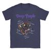 Unisex TShirt Deep Purple band Vintage Cotton Tee Shirt Short Sleeve T Shirt O Neck Clothes Adult