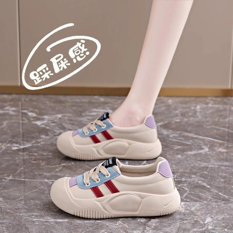 Women's shoes step on shit feeling sports and leisure shoes 2025 new summer versatile not tired feet thick-soled soft-soled pregnant women's moral t