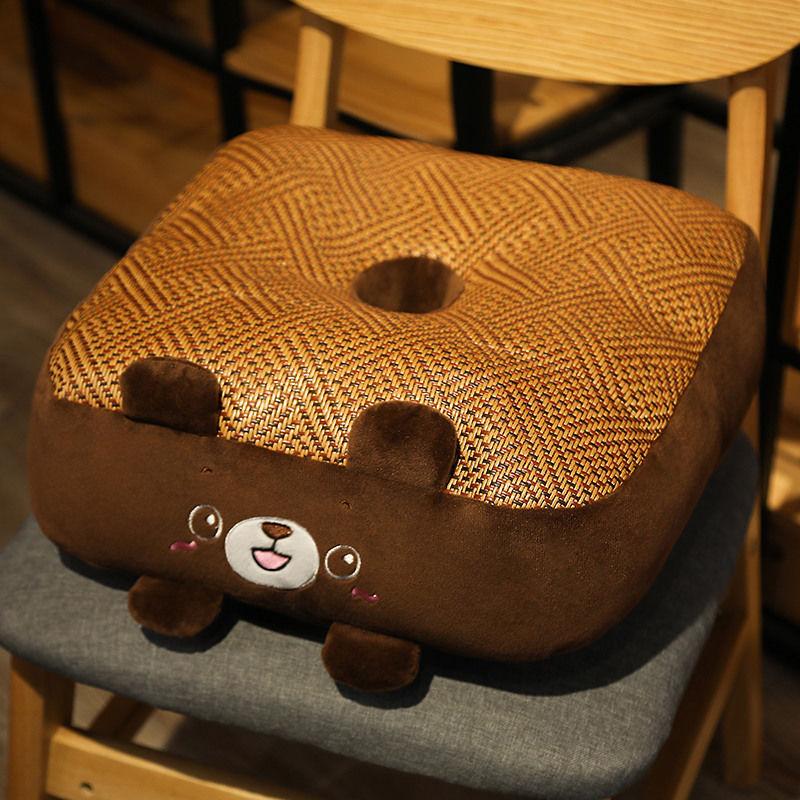 Pergola Seat Cushion Butt Cushion Four Seasons Chair Floor Office Sedentary Artifact Butt Cushion Breathable Summer