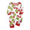 Print Cute Family Set Pajamas, Home Clothes, Family Set Long Sleeve Top Pants Set