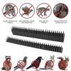 4,8 Meter Taubenabwehr Vogelspikes-Set, Edelstahl-Vogelspikes Sicher für Tauben/Vögel/Möwen/Spatzen, Installiert an Fenster, Balkon, Garten