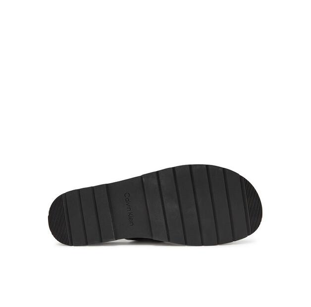 Шлёпанцы Calvin Klein Lug Sandal Double T Lth